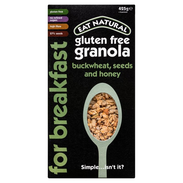 Eat Natural Gluten Free Granola Buckwheat Seeds &Honey 425g ȥʥ ƥե꡼Ρ Фμ¤ȤϤߤ 425g