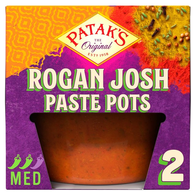 Patak's Rogan Josh Curry Paste Pot 2 x 70g p^bN [KWVJ[y[Xg|bg 70g~2
