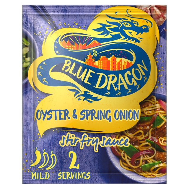 Blue Dragon Oyster & Spring Onion Stir Fry Sauce 120g u[hS yƒlMuߕ\[X 120g