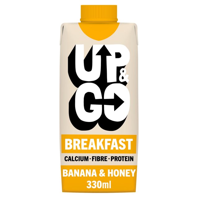 Up&Go Banana & Honey Breakfast Drink with Oats 330ml Up&Go バナナ＆ハニーブレックファーストドリンク（オーツ入り） 330ml