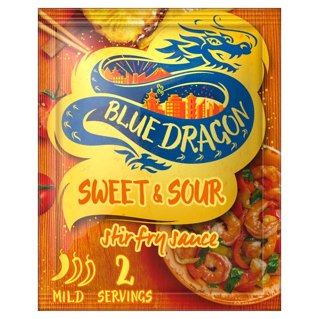 Blue Dragon Sweet & Sour Stir Fry Sauce 120g ブルードラゴン 甘酢炒めソース 120g