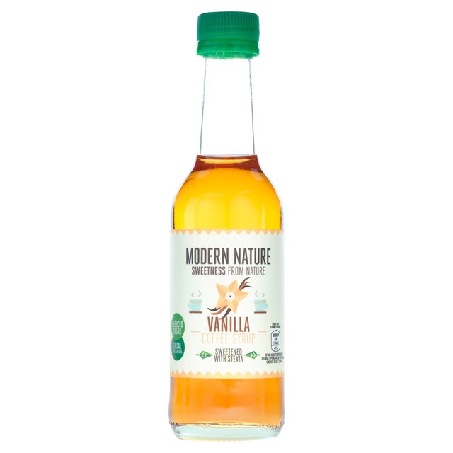 Modern Nature Vanilla Coffee Syrup Reduced Sugar 250ml _lC`[ ojR[q[Vbv  250ml