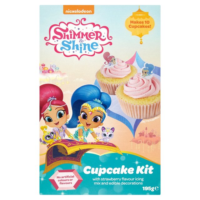 Shimmer & Shine Cupcake Kit 195g シマー＆シャイン カップケーキ キット 195g