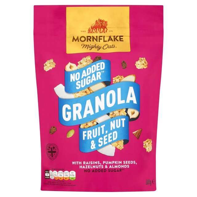 Mornflake Granola No Added Sugar 500g [t[N Om[ sgp 500g