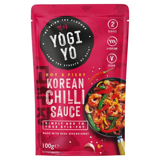 Yogiyo Hot Korean Chilli Stir-Fry Sauce 100g Yogiyo zbg؍`u߃\[X 100g