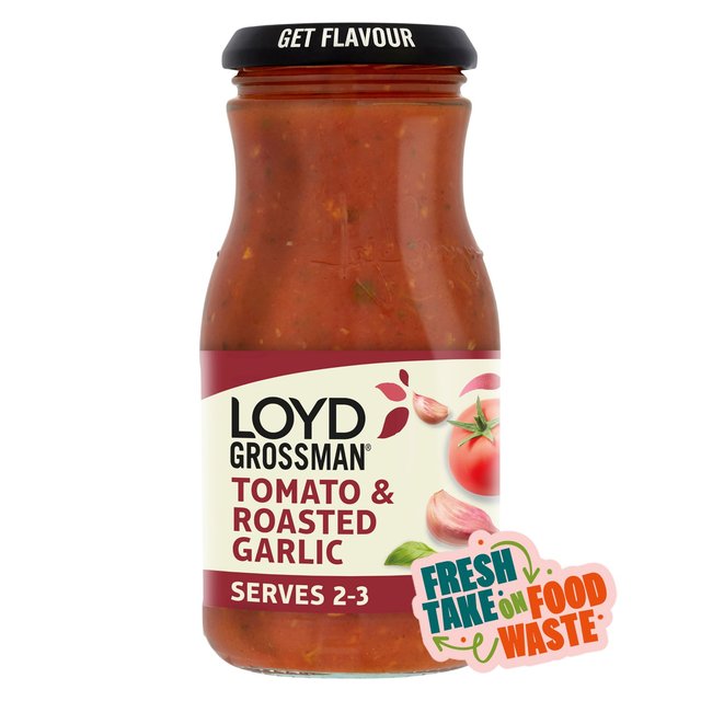 Loyd Grossman Tomato & Roasted Garlic Pasta Sauce 350g ChOX} g}gƃ[XgK[bÑpX^\[X 350g