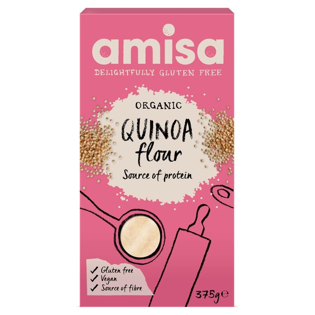 Amisa Organic Gluten Free Quinoa Flour 375g A~T I[KjbN Oet[ LkAt[ 375g