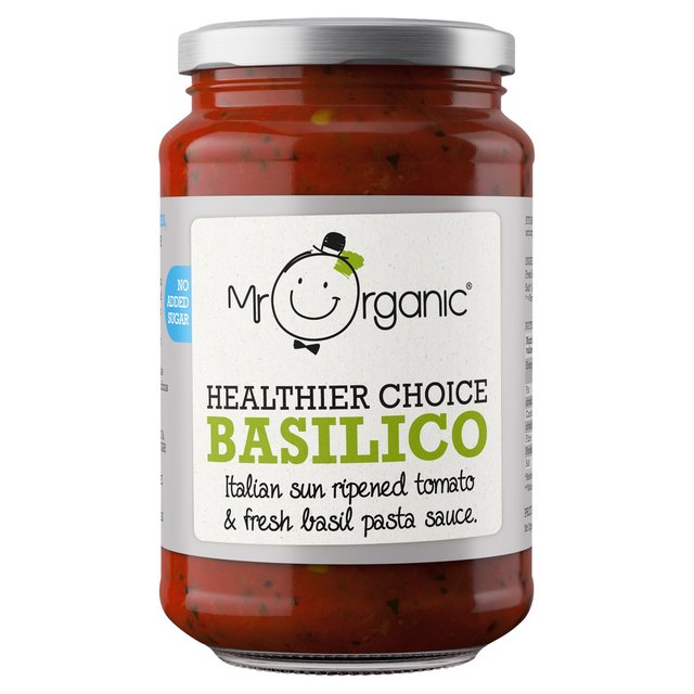 Mr Organic Basilico Pasta Sauce 350g ~X^[I[KjbN oWR pX^\[X 350g