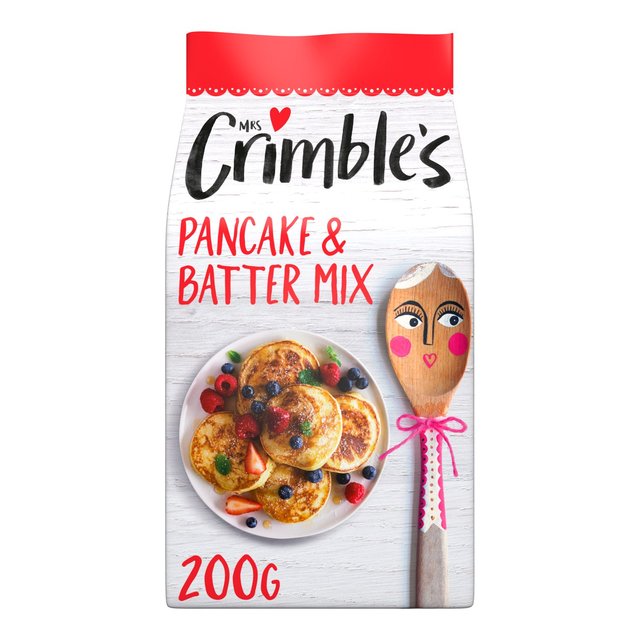 Mrs Crimble's Gluten Free Pancake & Batter Mix 200g ~ZXENuY Oet[pP[L~bNX 200g