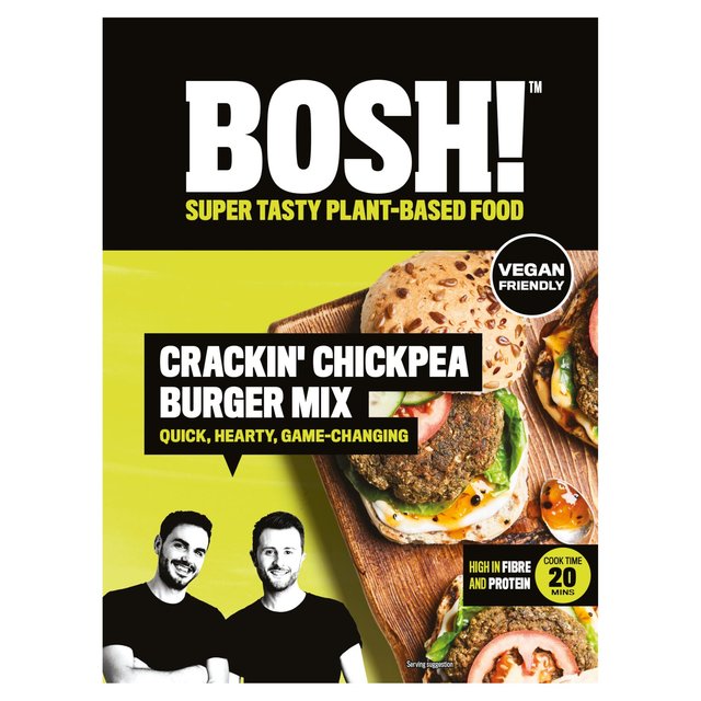 BOSH! Crackin' Chickpea Burger Mix 120g BOSH! NbLOE`bNs[Eo[K[~bNX 120g