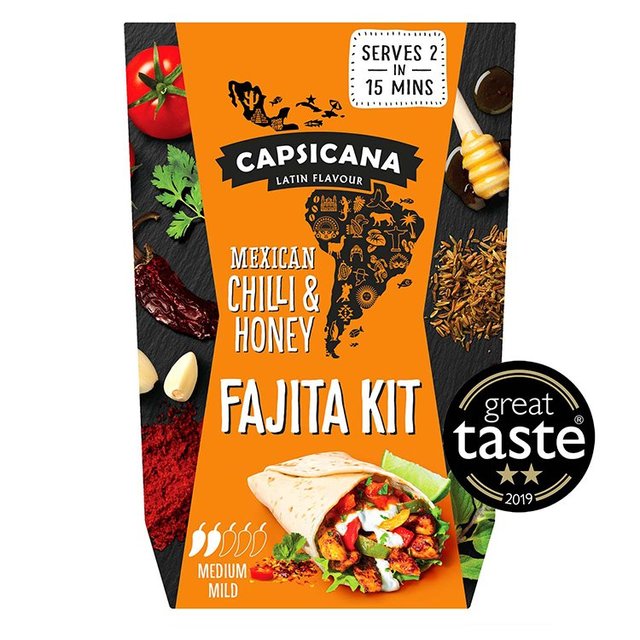 Capsicana Mexican Fajita Kit 385g JvVJ[i LVJt@q[^Lbg 385g