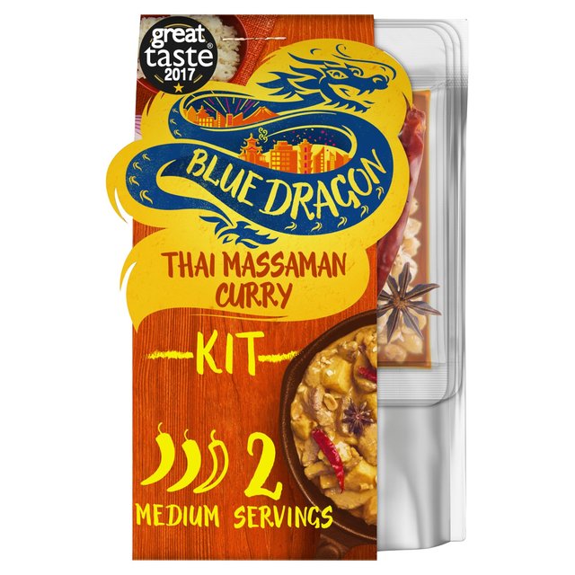 Blue Dragon Thai Massaman 3 Step Curry Kit 273g u[hS ^C̃}bT}3XebvJ[Lbg 273g