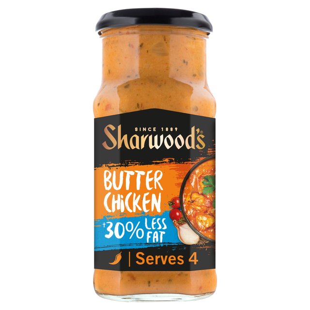 Sharwood's Butter Chicken 30% Less Fat Cooking Sauce 420g シャーウッド社 バターチキン脂肪分 30%オフ クッキングソース 420g