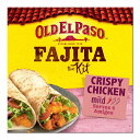 Old El Paso Oven Baked Crispy Chicken Fajita Kit 555g オールドエルパソ クリスピーチキン ファヒータ オーブン焼き 555g