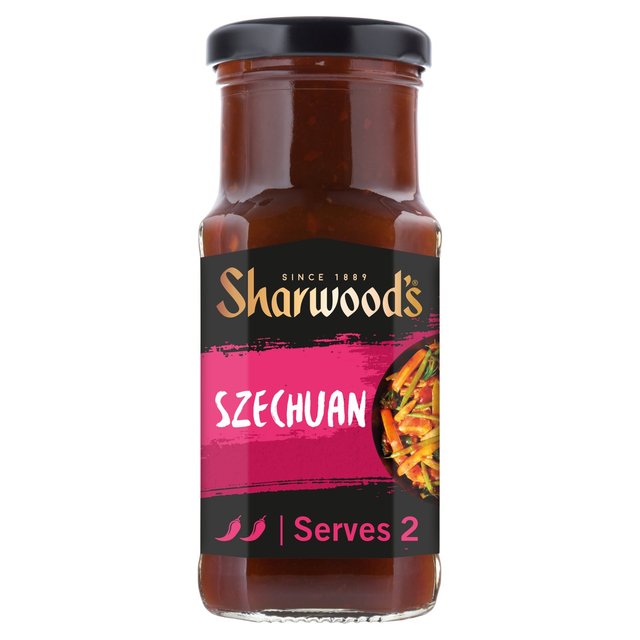 Sharwood's Spicy Tomato & Szechuan Stir Fry Sauce 195g V[Ebh g}gƎluߕ\[X 195g