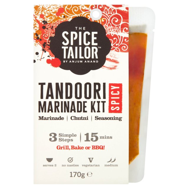 The Spice Tailor Spicy Tandoori Marinade Kit 170g The Spice Tailor XpCV[^h[}l[hLbg 170g