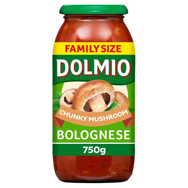 Dolmio Bolognese Mushroom Pasta Sauce 750g h~I {l[[ }bV[ pX^\[X 750g