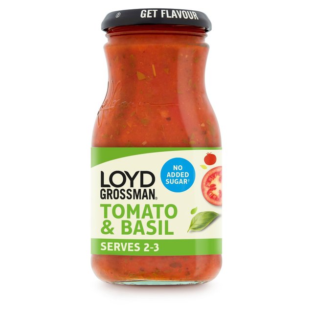 Loyd Grossman Tomato & Basil No Added Sugar 350g ChEOX} g}goW  350g