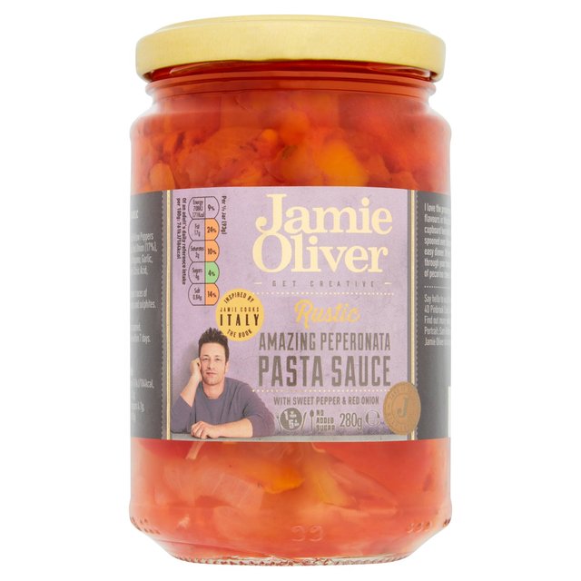 Jamie Oliver Rustic Peperonata Pasta Sauce 280g WFC~[EIo[EXeBbNEyyi[^EpX^\[X@ 280g