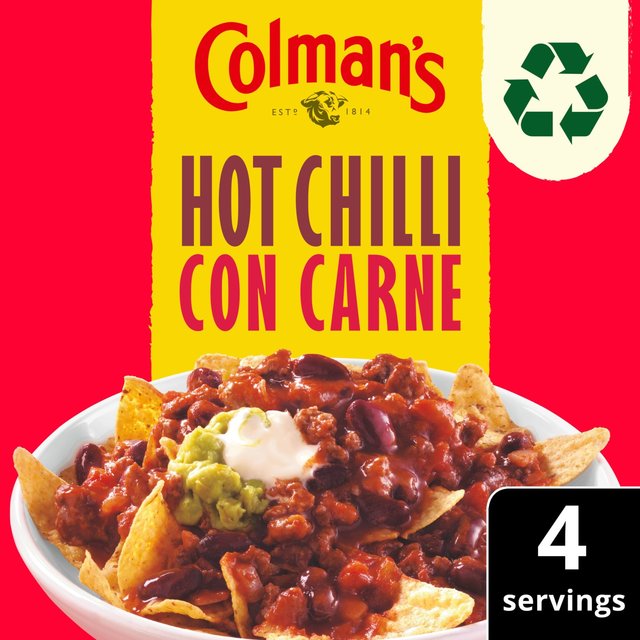 Colman's Hot Chilli Con Carne Recipe Mix 37g R}Ezbg`RJ[Vs~bNX 37g