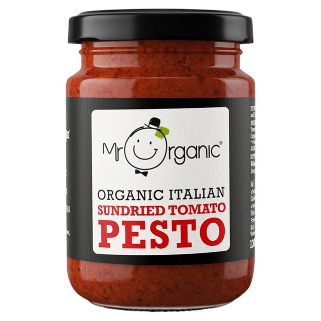 Mr Organic Vegan Sundried Tomato Pesto 130g ~X^[I[KjbN B[K ThChg}gyXg 130g