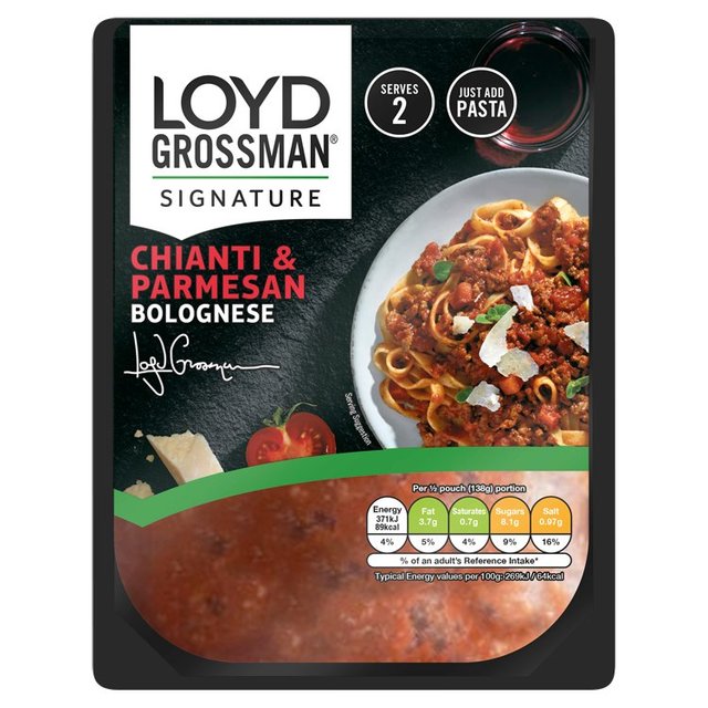 Loyd Grossman Chianti & Parmesan Bolognese Pasta Sauce 290g ChEOX} LeBpUE{l[[ pX^\[X 290g