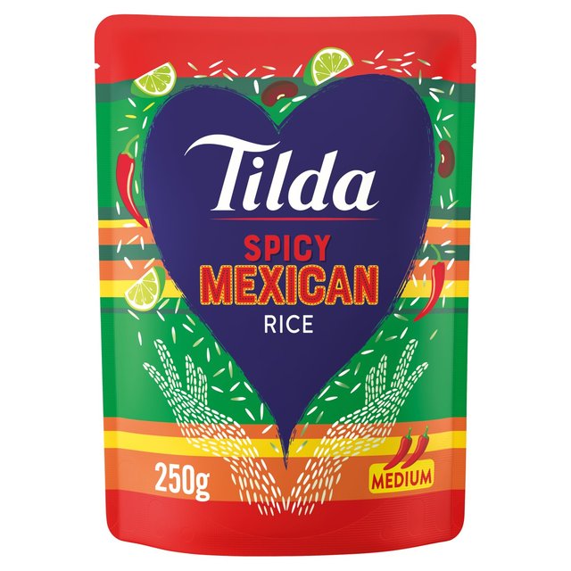 Tilda Microwave Spicy Mexican Basmati Rice 250g ティルダ 電子レンジ用スパイシーメキシカン バスマティライス 250g