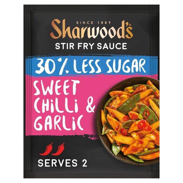 Sharwood's Sweet Chilli 30% Less Sugar Stir Fry Sachet 120g V[Ebh XC[g`30%uߏ 120g