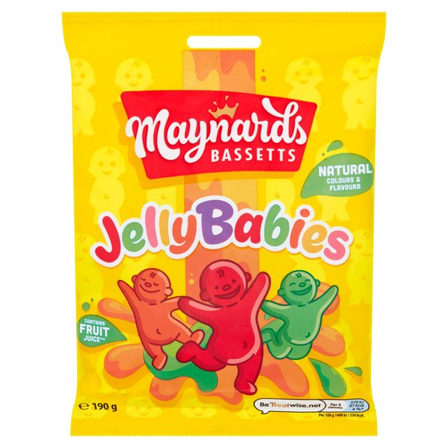 Maynards Bassetts Jelly Babies Sweets Bag 190g Ci[Y oZbc WF[xCr[Y XC[cobO 190g