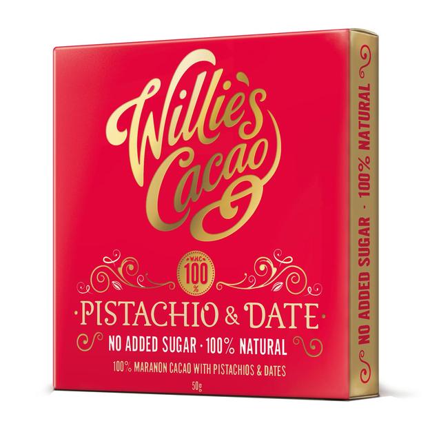 Willie's Cacao Pistachio & Date 100% 50g ウィリーズ カカオ ピスタチオ＆デーツ100％ 50g