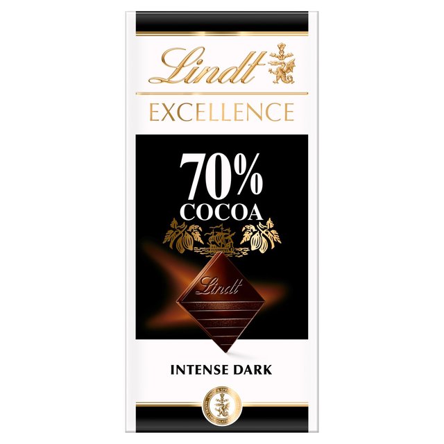 Lindt Excellence 70% Cocoa Dark Chocolate 100g c GNZX JJI70% _[N`R[g 100g