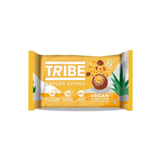 TRIBE Vegan Honeycomb & Almond Butter Nature Bomb 40g TRIBE r[Knj[RA[ho^[lC`[{ 40g