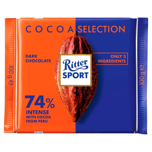 Ritter Sport Cocoa Selection 74% Intense from Peru 100g å ݡ 쥯 74% ƥ ڥ롼 100g