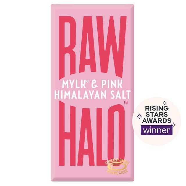 Raw Halo Vegan Mylk & Pink Salt Chocolate Bar 70g [nr[K }CNsN\g`R[go[ 70g