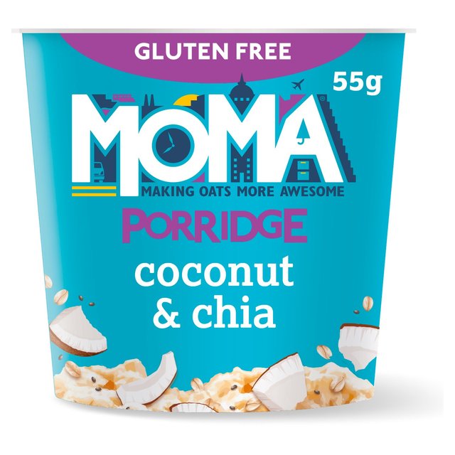 Moma Gluten Free Dairy Free Porridge Coconut & Chia 55g Moma Oet[isgp̂ RRibc`A 55g