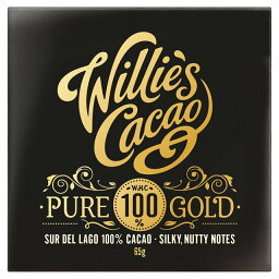 Willie's Cacao Pure 100% Gold Sur del Lago Cacao 65g ウィリーズカカオ ピュア100%ゴールド スール・デル・ラゴ カカオ 65g