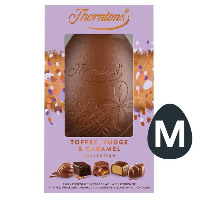 Thorntons Fudge Caramel Easter Egg 203g ソントン ファッジキャラメルイースターエッグ 203g