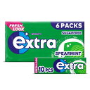 Wrigley's Extra Spearmint Chewing Gum Sugar Free Multipack 6 per pack O[Y GNXg XyA~g `[COK VK[t[ }`pbN 1pbN6