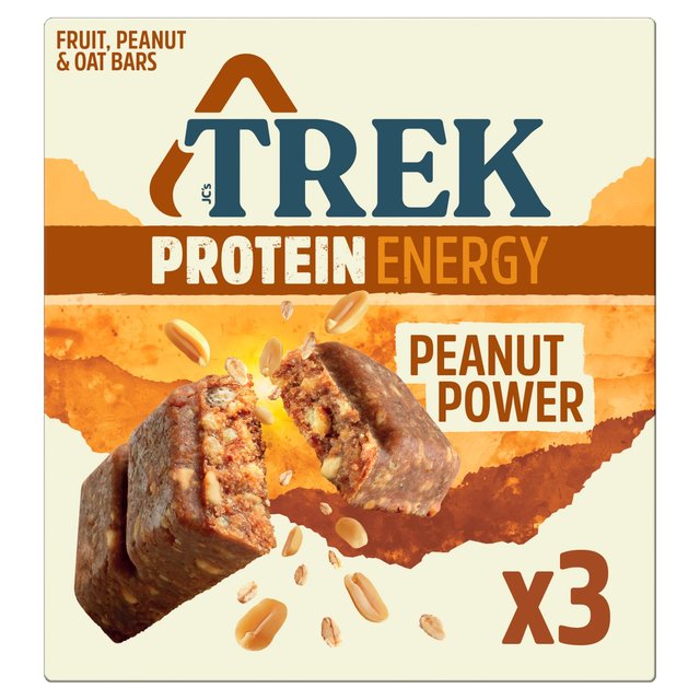 TREK Peanut Power Protein Energy Bars 3 x 55g TREK s[ibcp[veCGiW[o[ 55g~3{