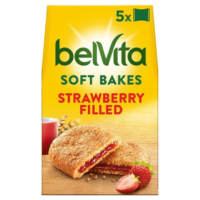 Belvita Strawberry Soft Bakes Breakfast Biscuits 5 x 40g xr[^ Xgx[ \tgxCN ubNt@Xg rXPbg 5 x 40g