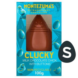 【最大1000円OFFクーポン配布中】Montezuma's Clucky Milk Chocolate Chick 100g モンテズマのクラッキーミルクチョコレートひよこ 100g
