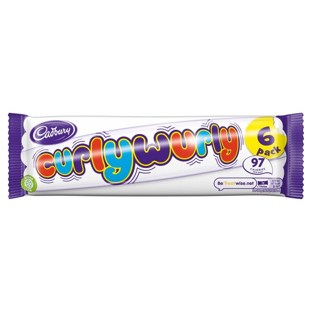 Cadbury Curly Wurly Multipack 129g Lho[ J[[[[ }`pbN 129g