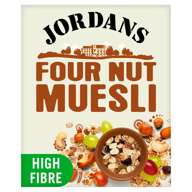 Jordans Four Nut Muesli 600g ジョーダン フォーナットミューズリー 600g