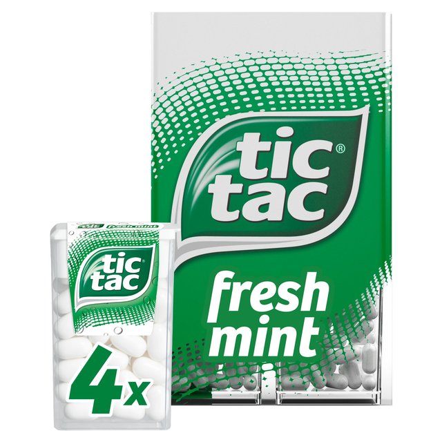 Tic Tac Mint 4 per pack チックタックミント 1パック4個入り