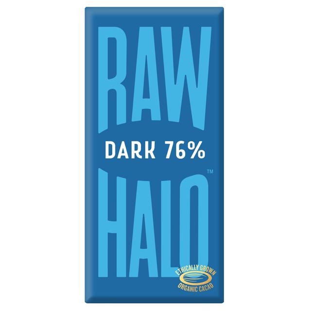 Raw Halo Vegan Dark 76% Chocolate Bar 70g ローハロビーガン ダーク76% チョコレートバー 70g