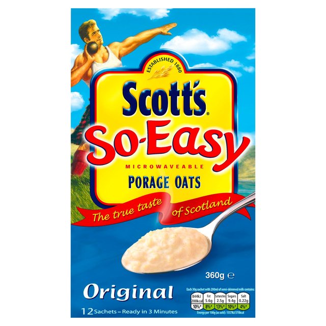 Scott's So Easy Original Porridge Oats 30g x 12 per pack XRbgE\[C[W[ IWi |bWI[c 30g x 12pbN