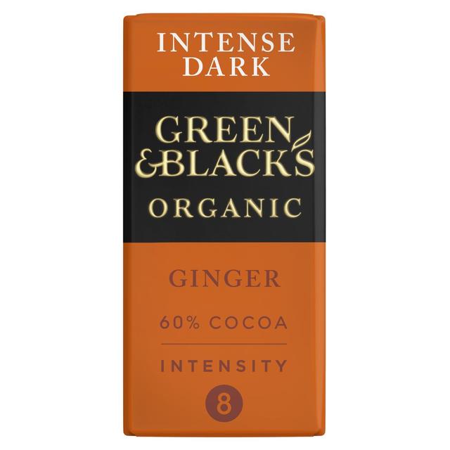 Green & Black's Organic Ginger Dark Chocolate 90g O[ubN L@WW[_[N`R[g 90g