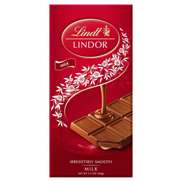 Lindt Lindor Milk Chocolate Bar 100g リンツ リンドールミルクチョコレートバー 100g