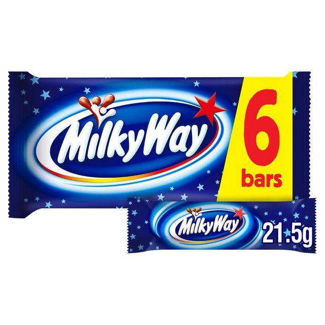 Milky Way Chocolate Bar Multipack 6 x 21.5g ミルキーウェイチョコレートバー マルチパック 21.5g×6