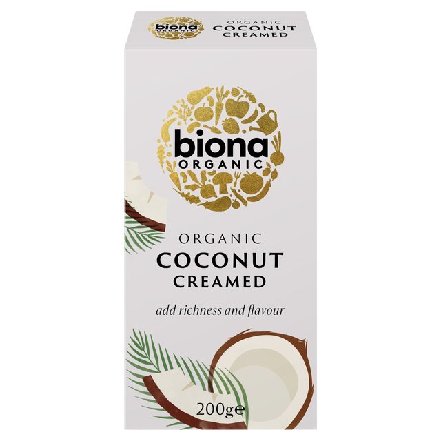 Biona Organic Creamed Coconut 200g ビオナ オーガニック クリームドココナッツ 200g